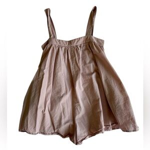 Pink Flowy Shorts Romper